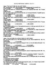 Bài tập Hình học không gian Lớp 11